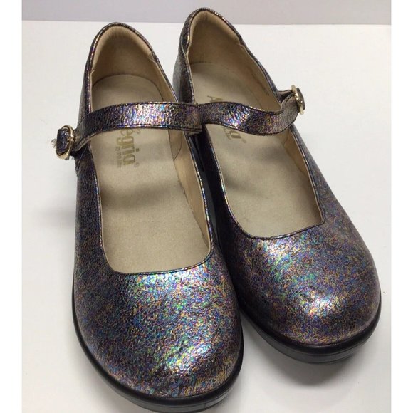 Alegria Harper Spectrum Mary Jane Clogs Shoes Size 39/US 8 1/2-9  LIKE NEW - Picture 2 of 11